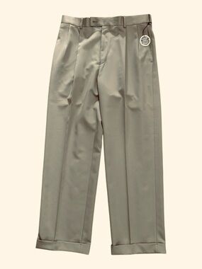 Men’s SaddleBred Pleated Pants Comfort Waist Wrinkle Resistant Size 38X34 NWT